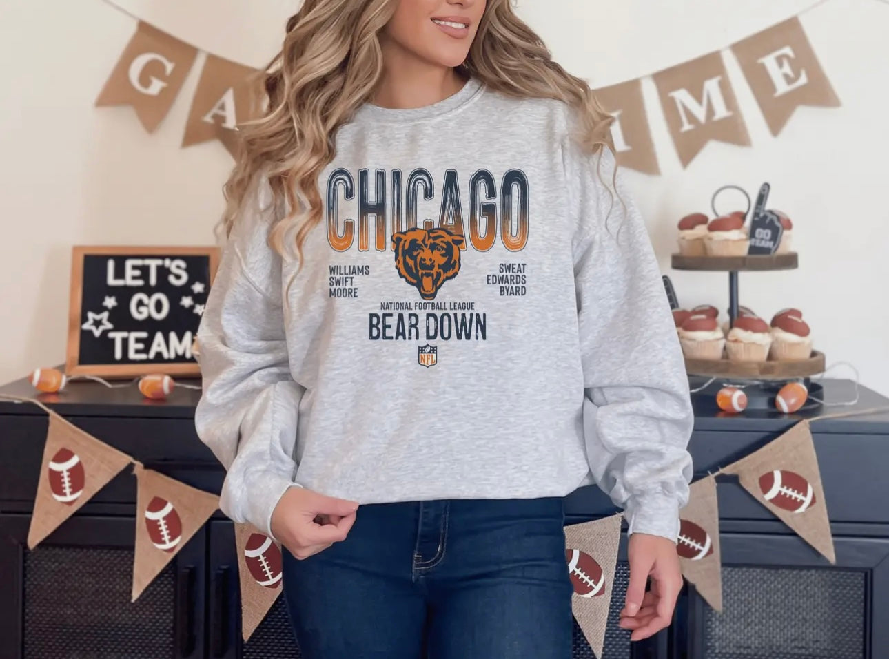 Bear Down Crewneck