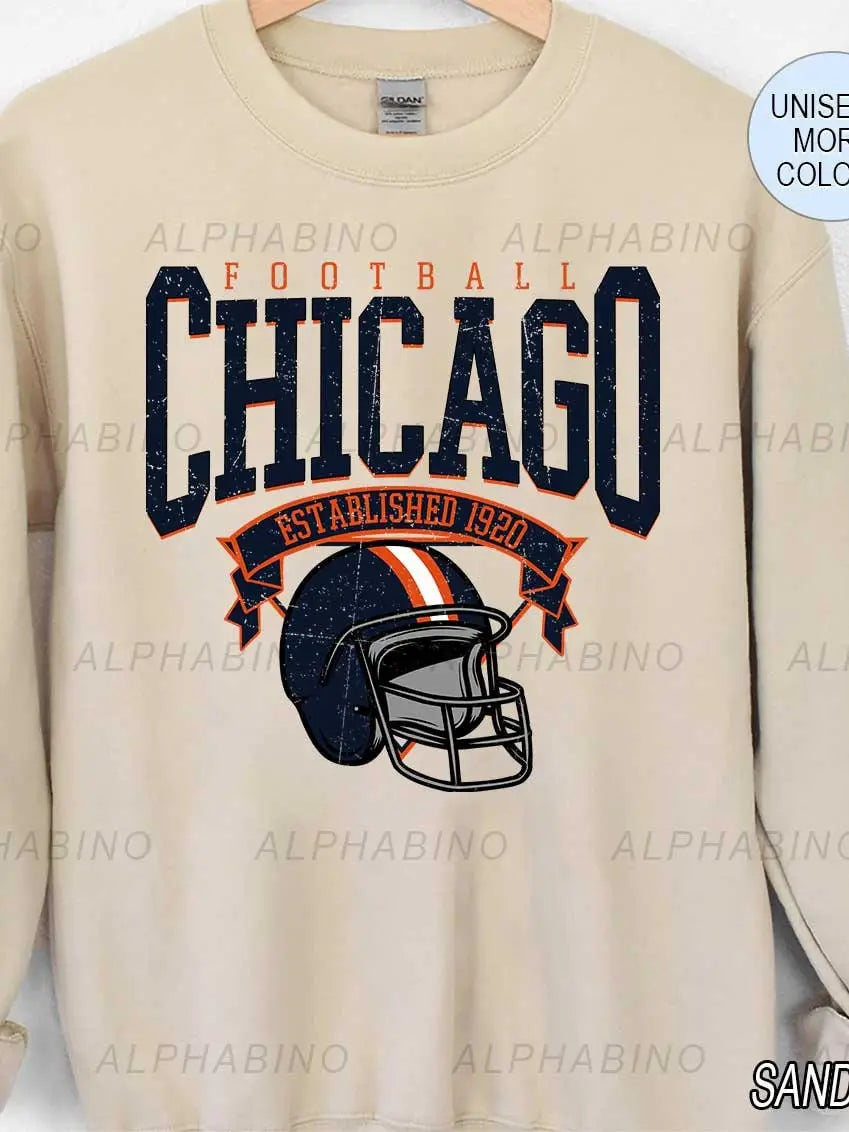Chicago Bears Vintage Crewneck Sweatshirt
