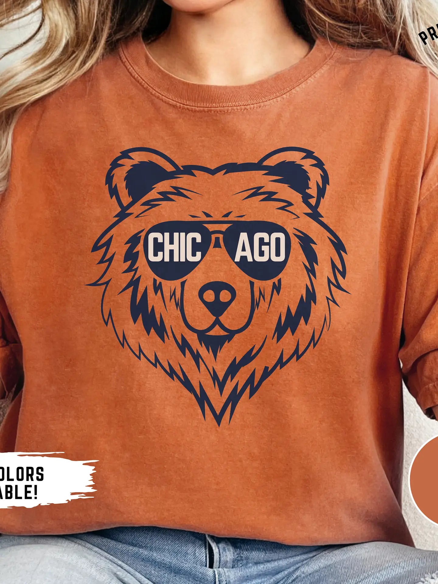 Retro Chicago Bears Football Shirt- Yam