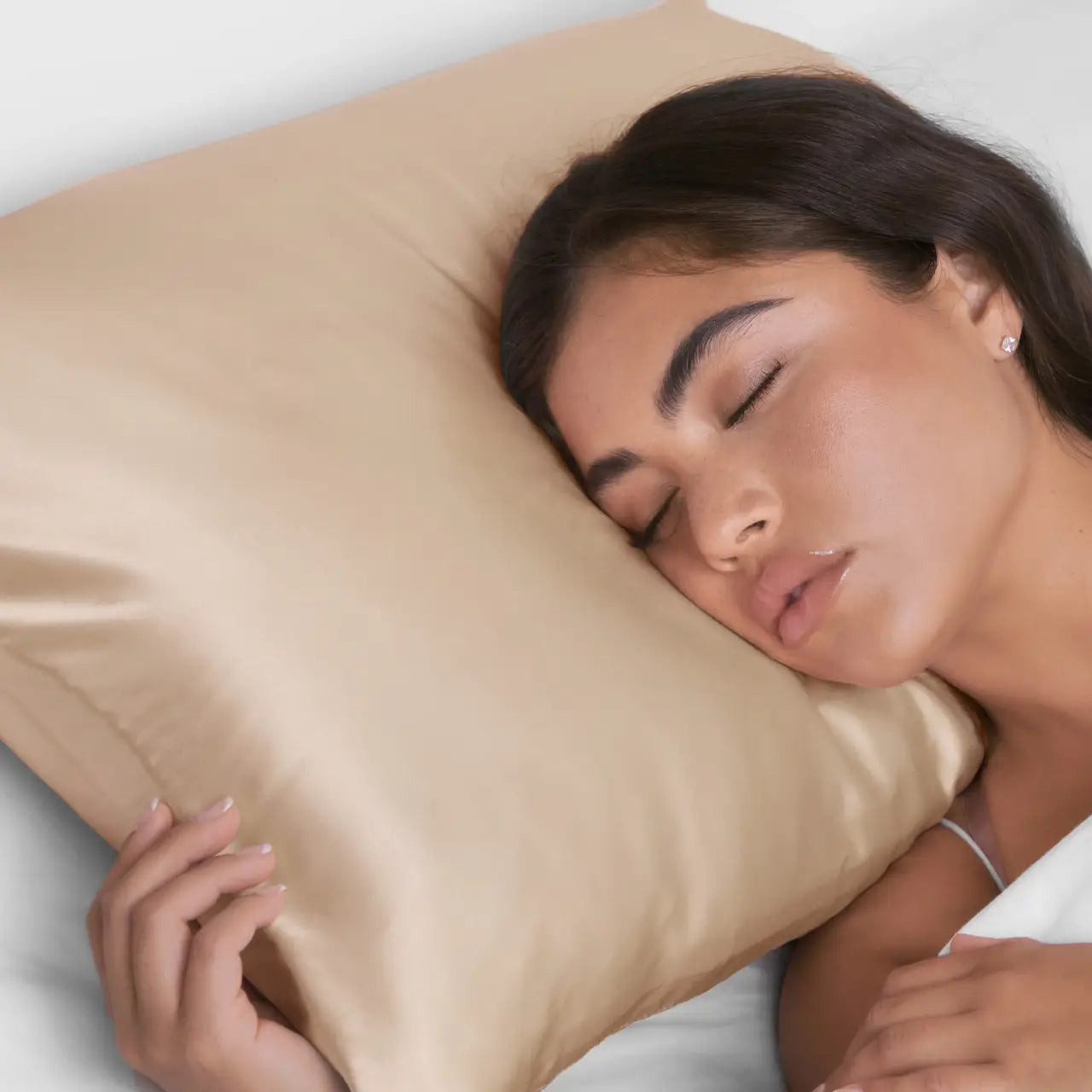 Kitsch-Satin Pillowcase - Champagne