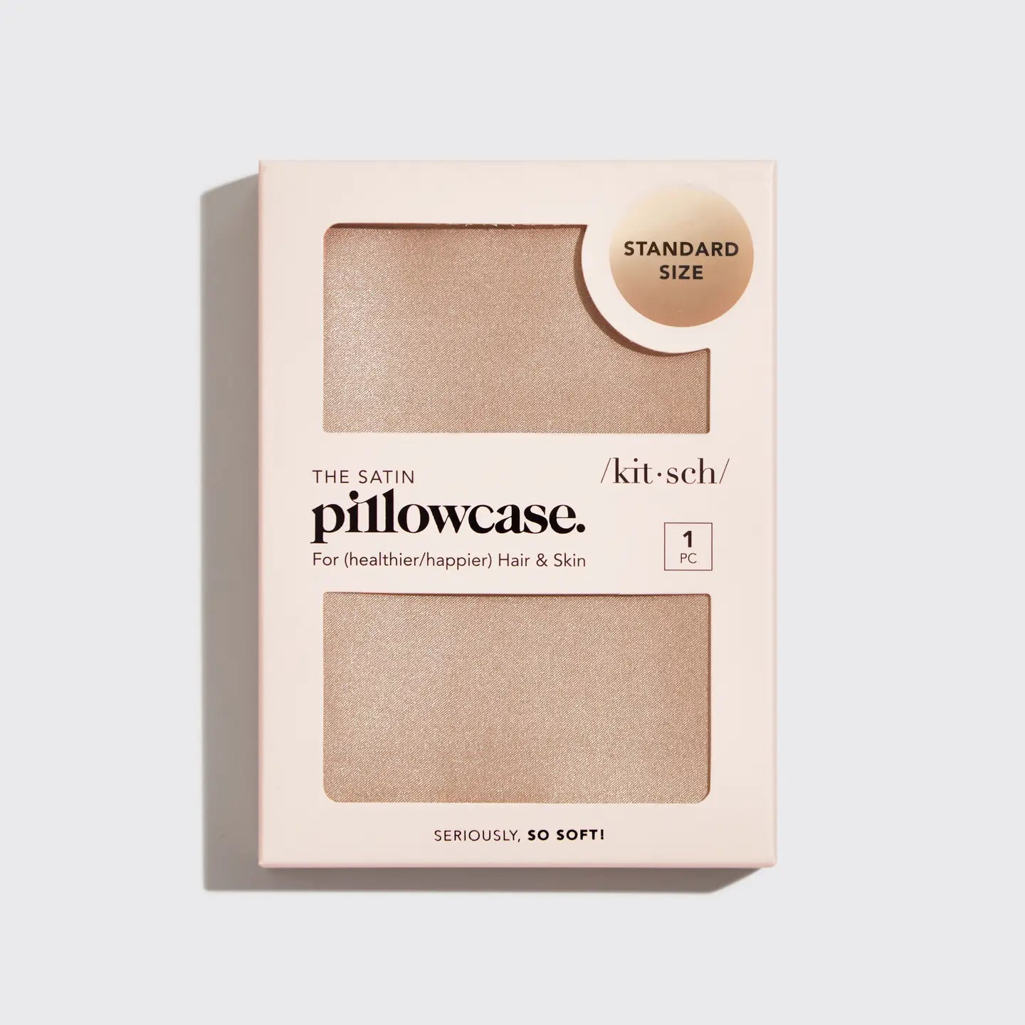 Kitsch-Satin Pillowcase - Champagne