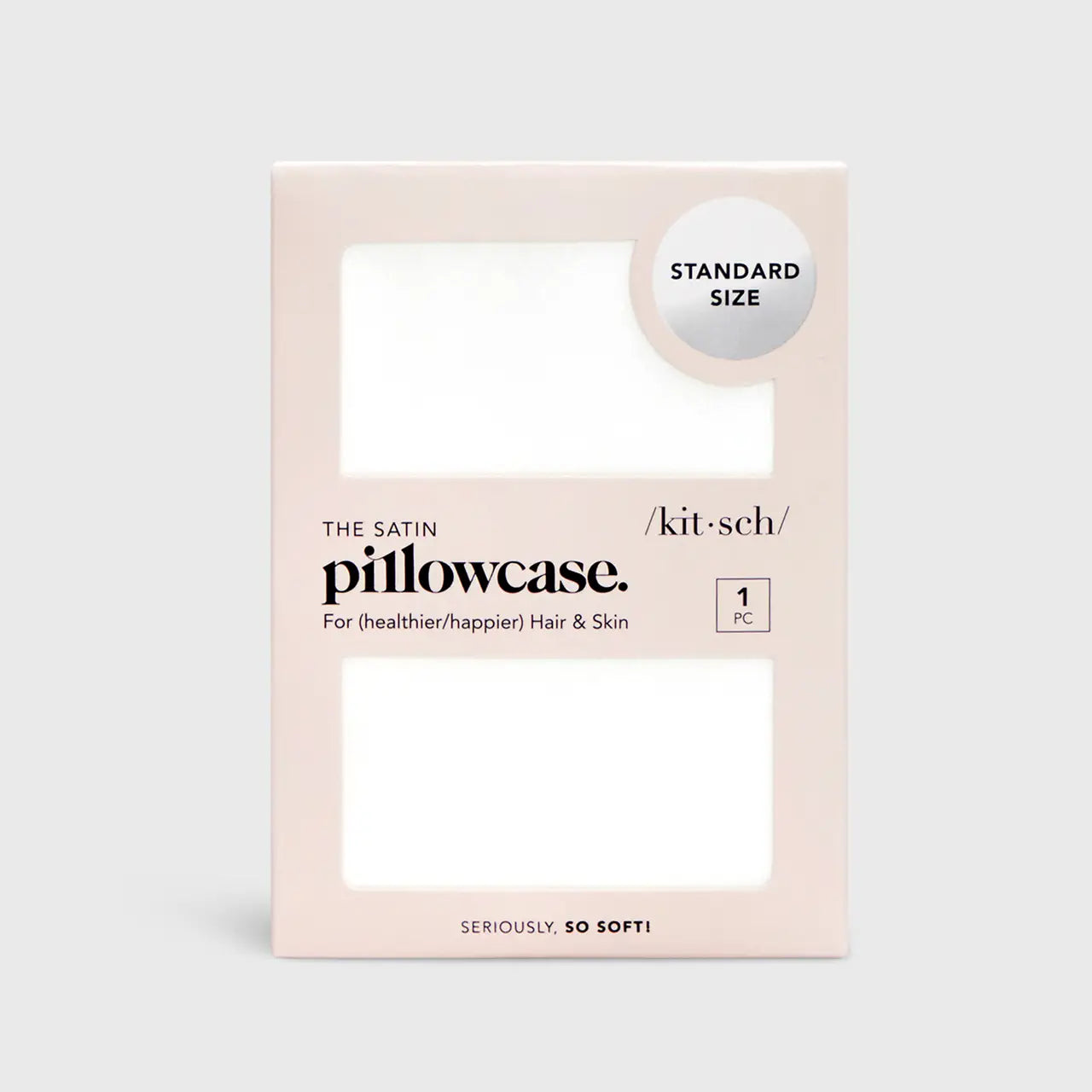 Kitsch-Satin Pillowcase - Ivory
