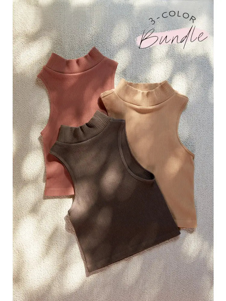 Louann Sleeveless Turtleneck