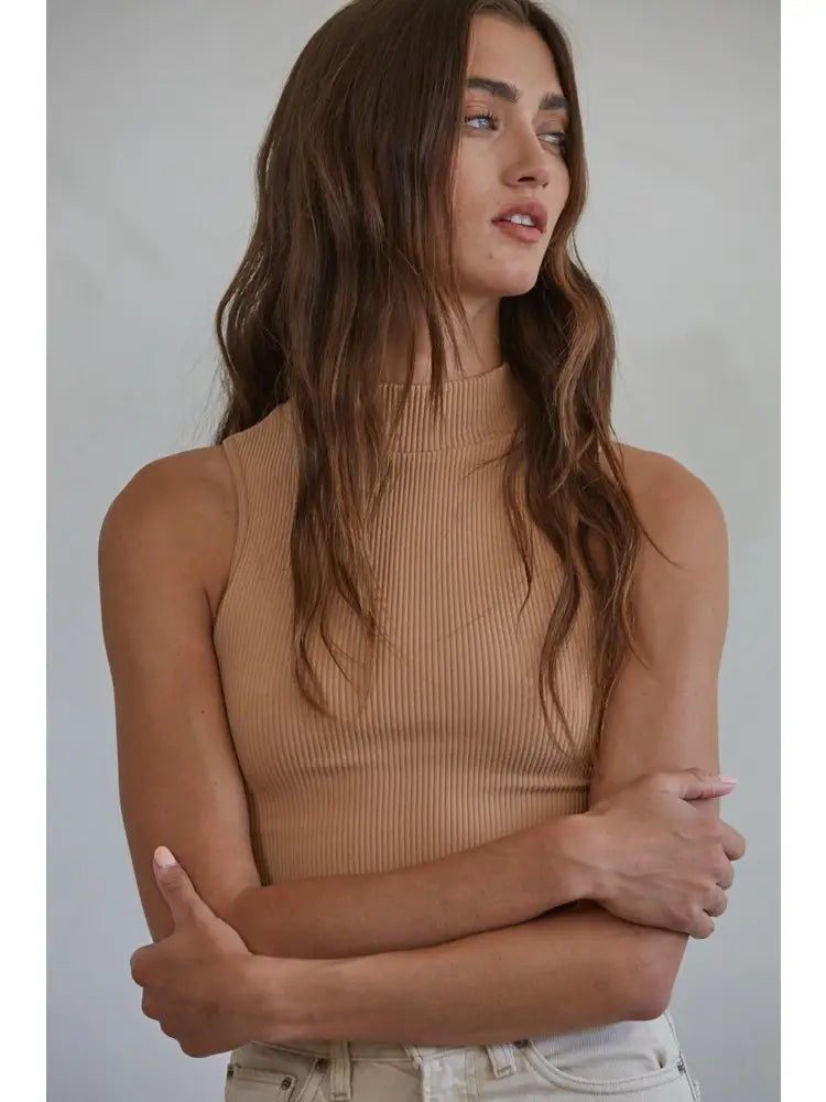 Louann Sleeveless Turtleneck