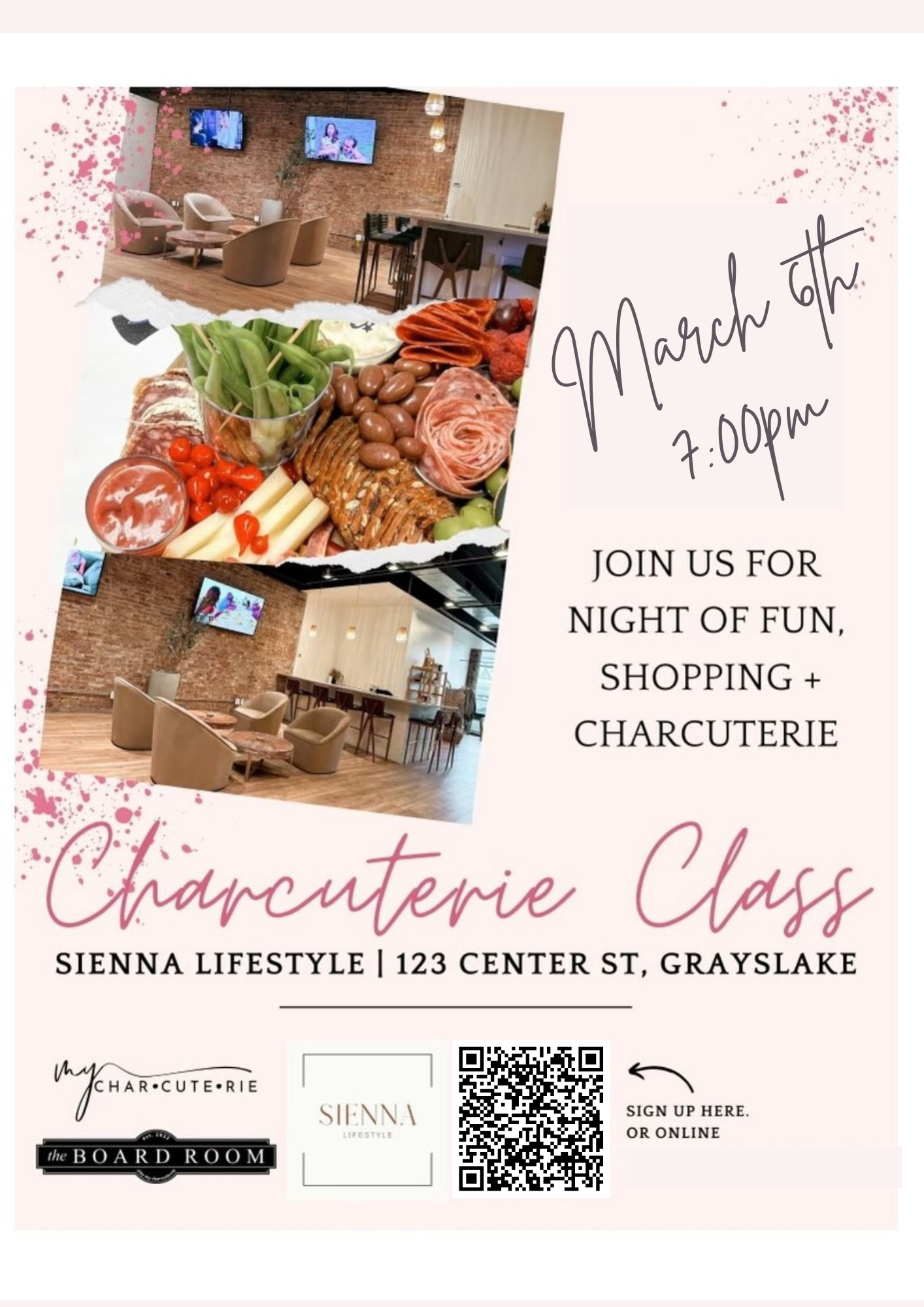 Charcuterie Class (March) with My CharCUTErie - Sienna Lifestyle