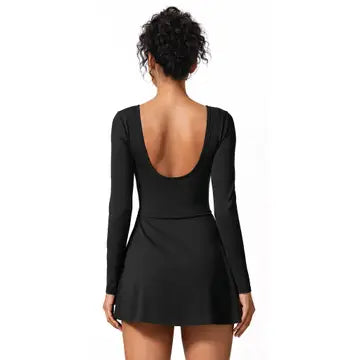 Long sleeve skort