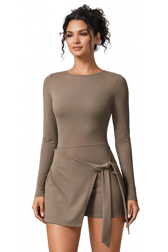 Long sleeve skort