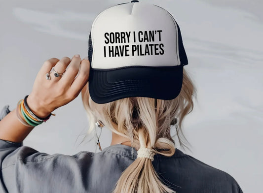 Sorry I can’t I have Pilates Hat