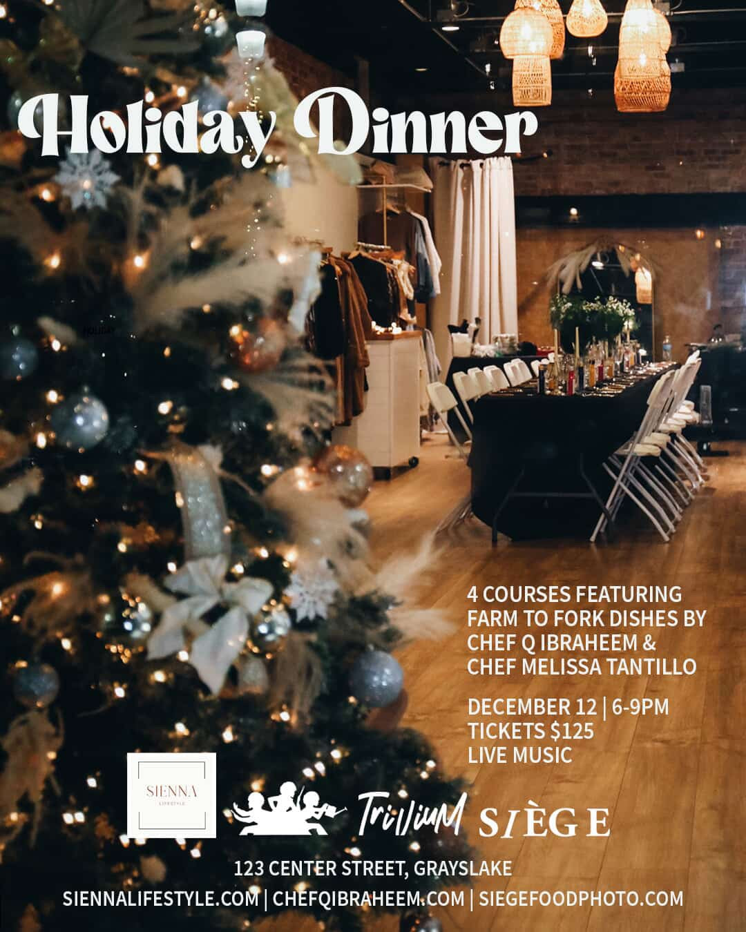 Holiday Dinner at Sienna Lifestyle