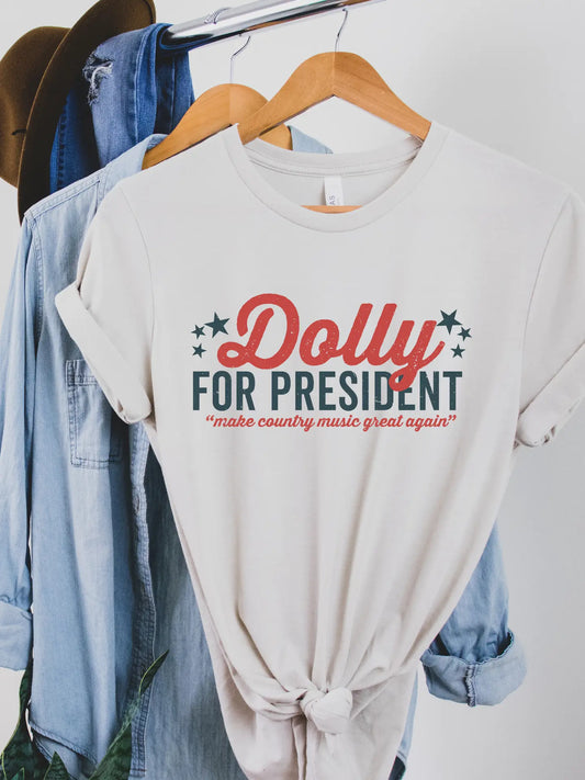 Dolly For President Graphic Tee